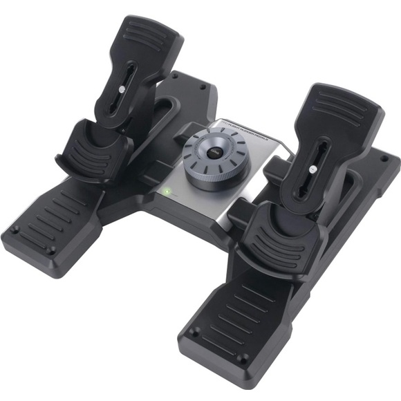Logitech G pro yoke system, professional simulation yoke, throttle and rudders - Picture 2 of 4